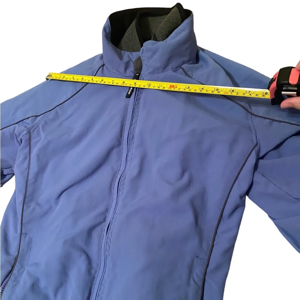 WOOLRICH BLUE MESH Lined women’s WINDBREAKER JACKET with removable fleece liner